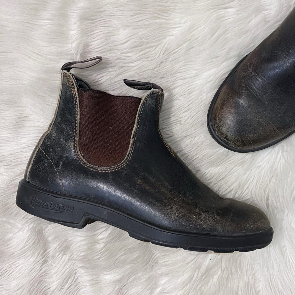 Blundstone 500 Men’s Originals Stout Brown Leather Chelsea Boots